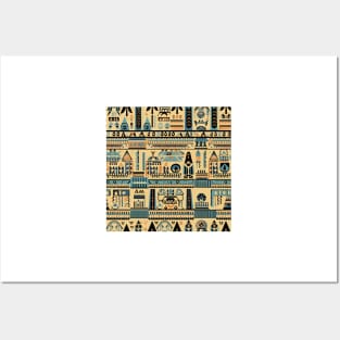 Ancient Egyptian Pattern 25 Posters and Art